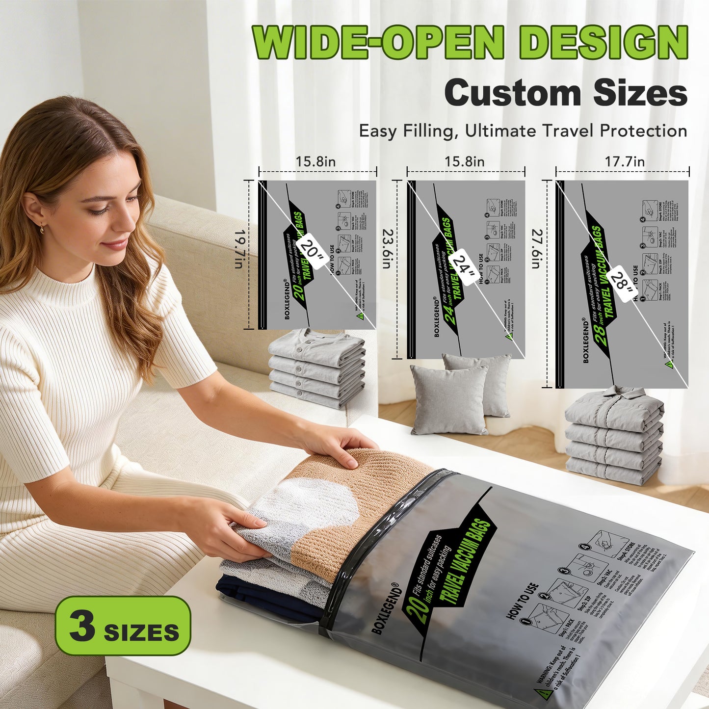 Cubepoint 10 Combo Vacuum Storage Bags for Travel with Electric Pump, Portable Vacuum Seal Bags for Luggage and Suitcase, Compression Bags for Clothes, Seasonal Storage
